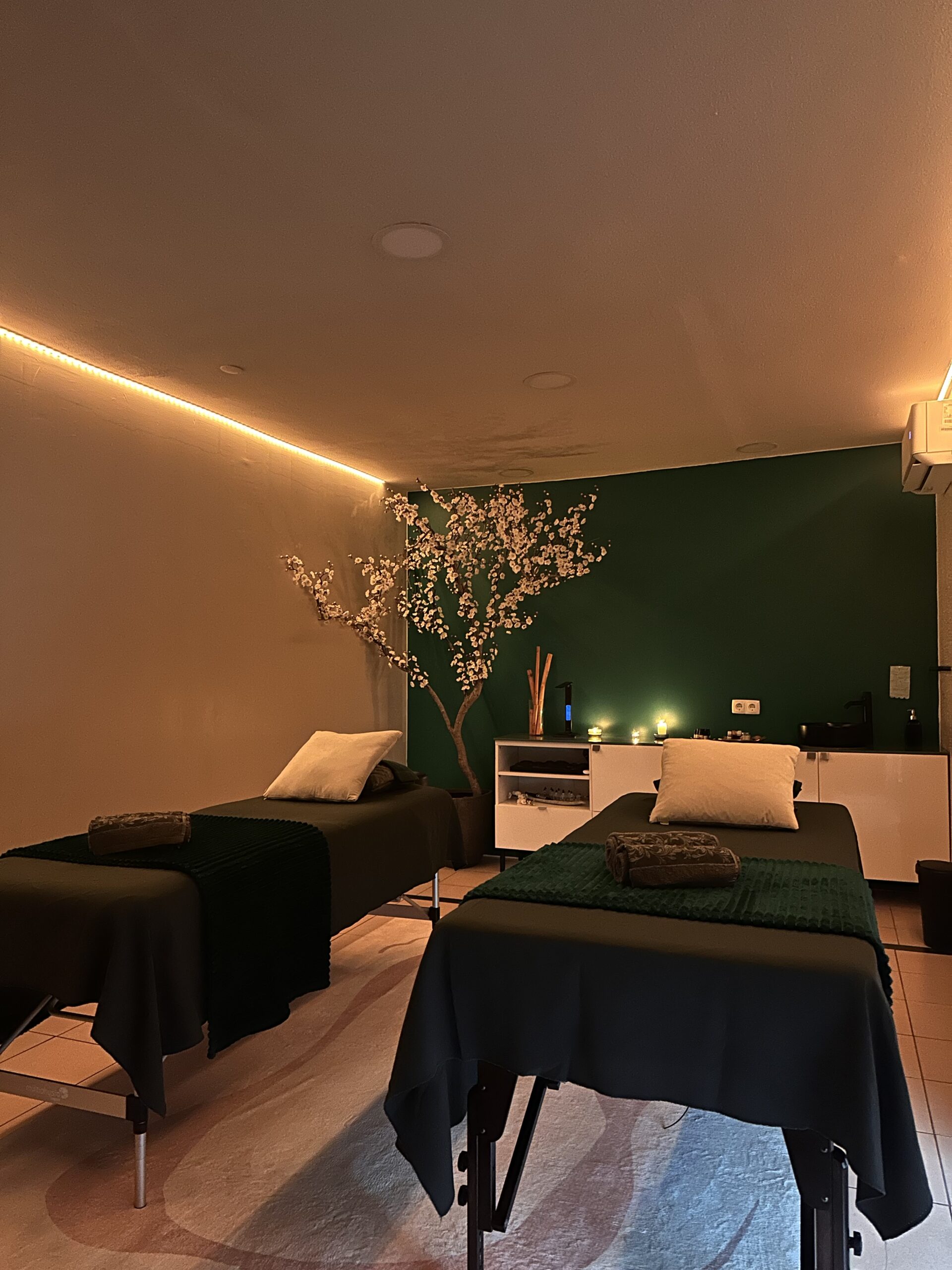 Sala de massagens floresta
